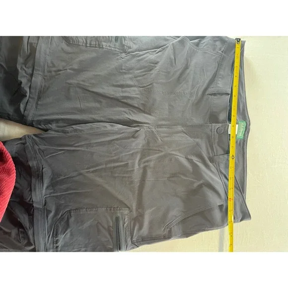 LL Bean Mens Convertible Zip Off Hiking Cargo Pants Gray 38x32 290782 Stretch - Picture 6 of 8